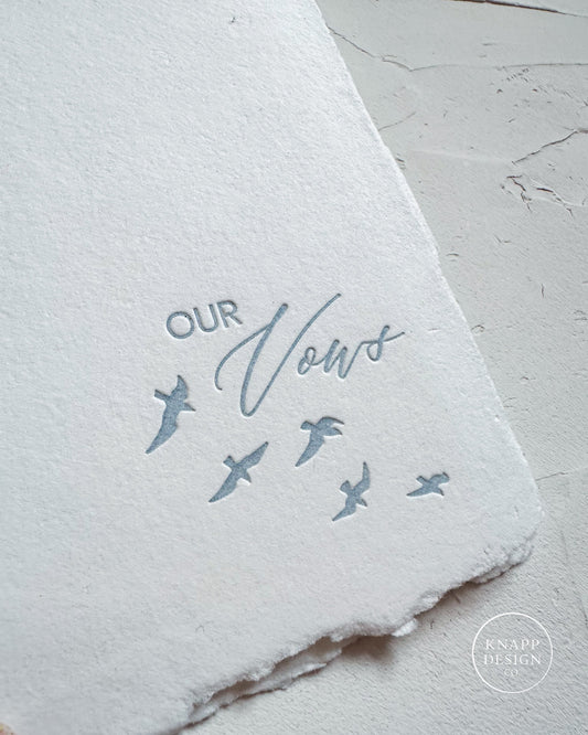 OUR Vows booklet inspired by Taylor Swift 1989
