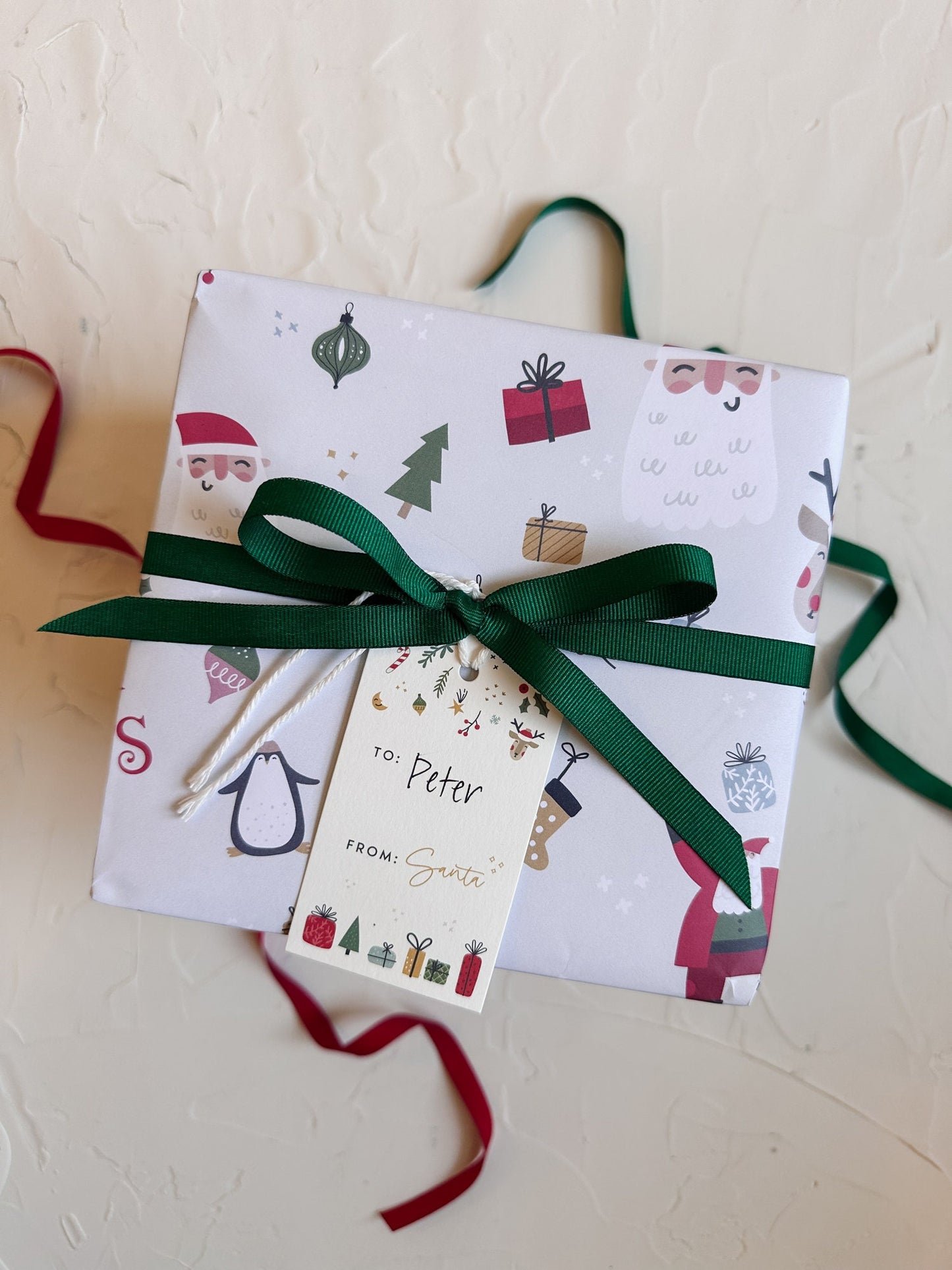 Santa Wrapping Paper - 2 sheets