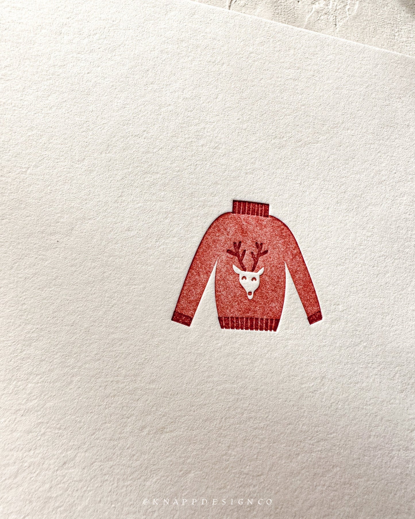 Reindeer Sweater