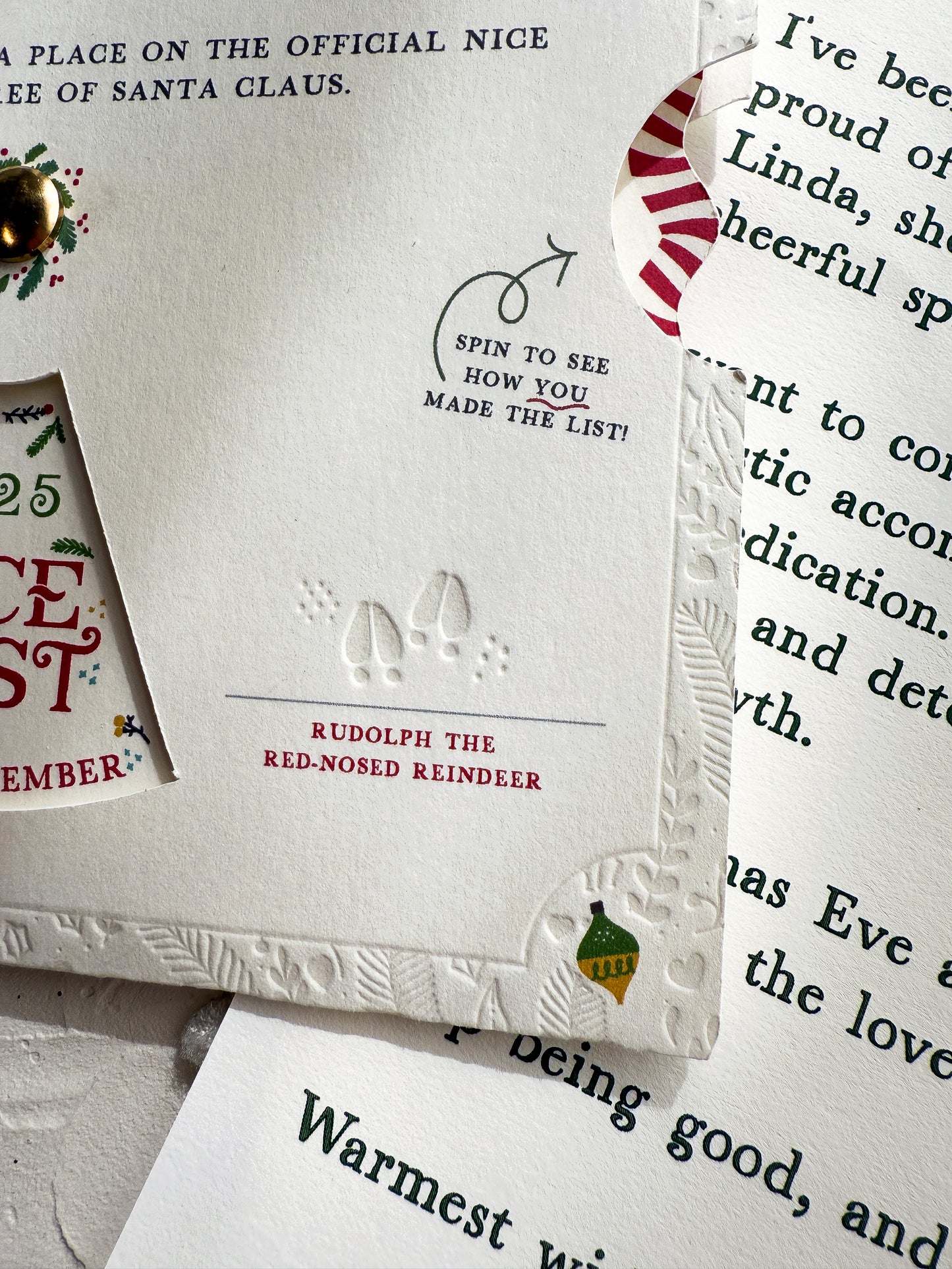 Nice List Certificate