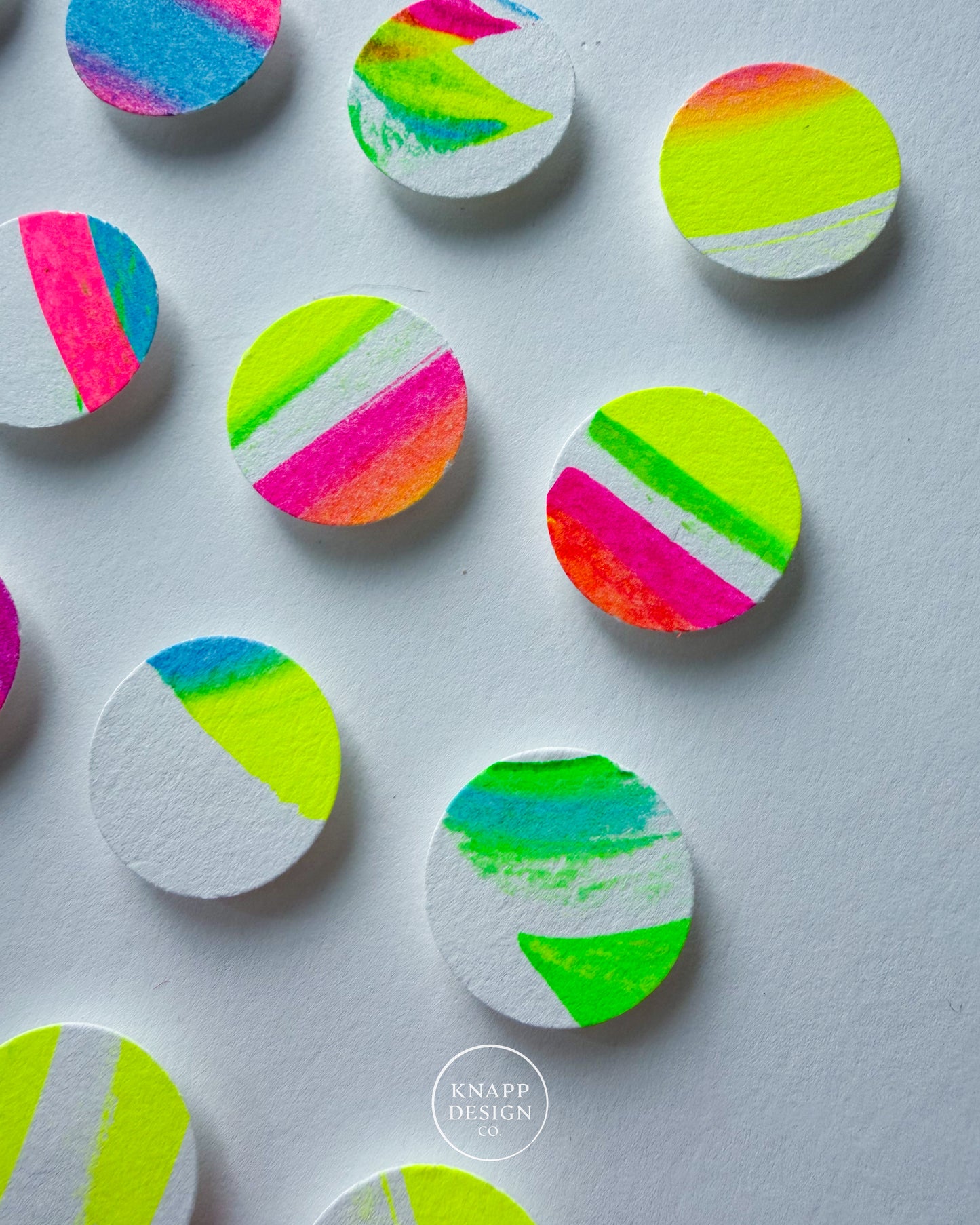 Hand-Painted Dimensional Color Study - 04