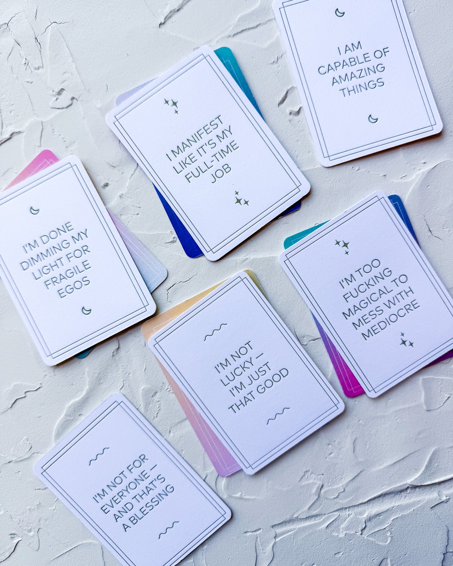Letterpress Night Out - Affirmation Cards - JLD