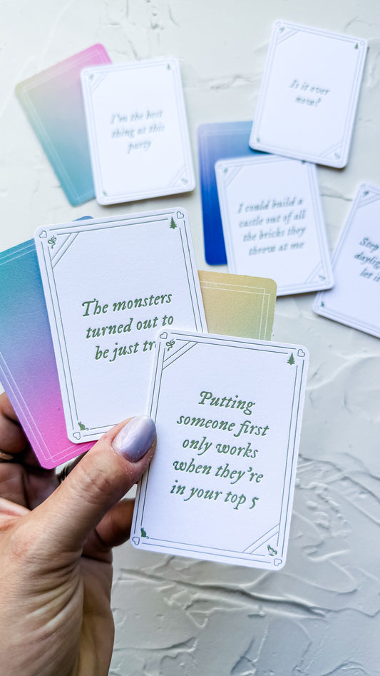 Letterpress Night Out - Affirmation Cards (Taylor's Version) - 5/29