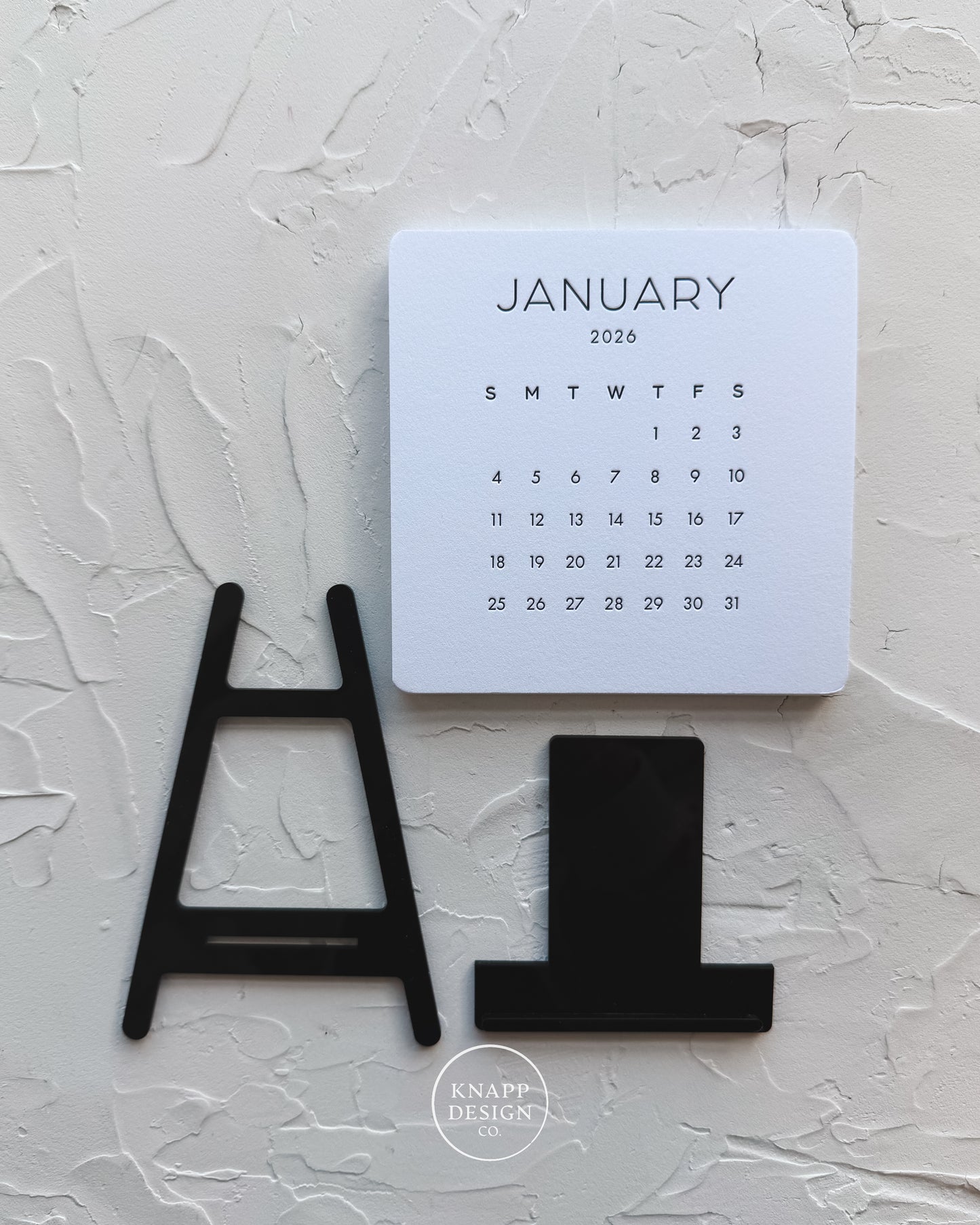 Hand-Painted 2026 Desk Calendar • 15