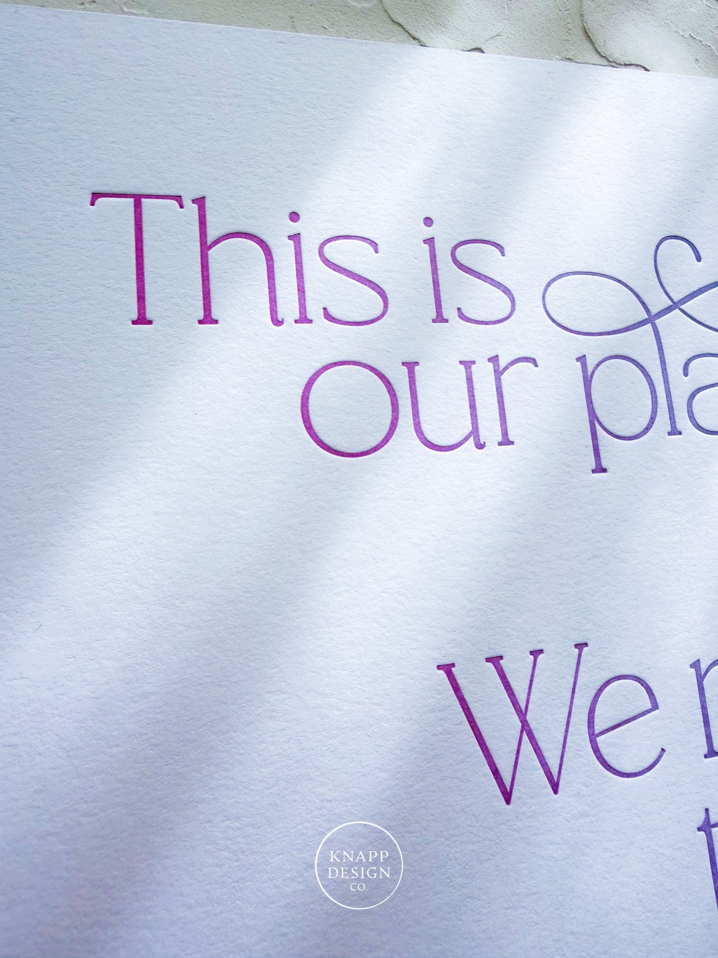 This is our place, we make the rules • Art Print