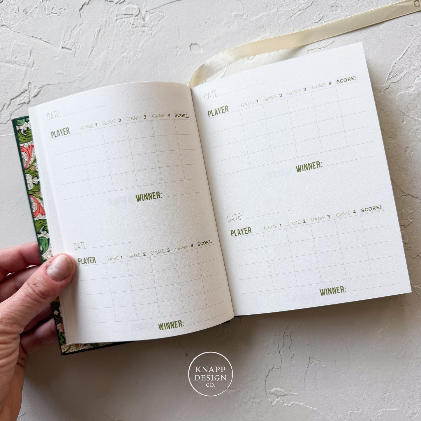 Mahjong Tracker Book with scorecards