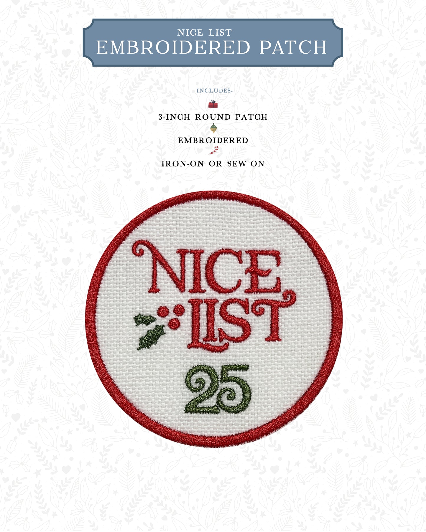 Nice List Member Patch