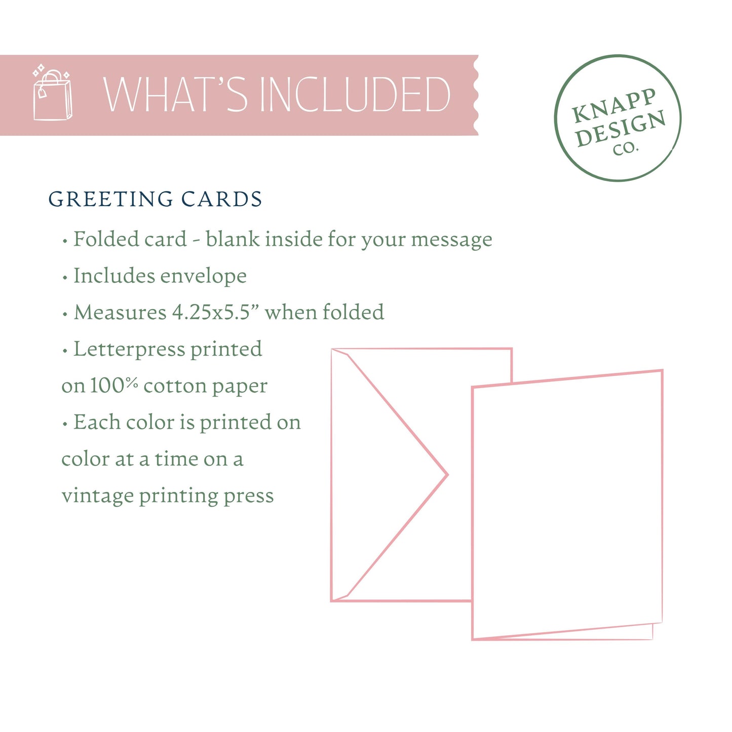 Minimalist Poinsettia Letterpress Holiday Card: Two-Color Design