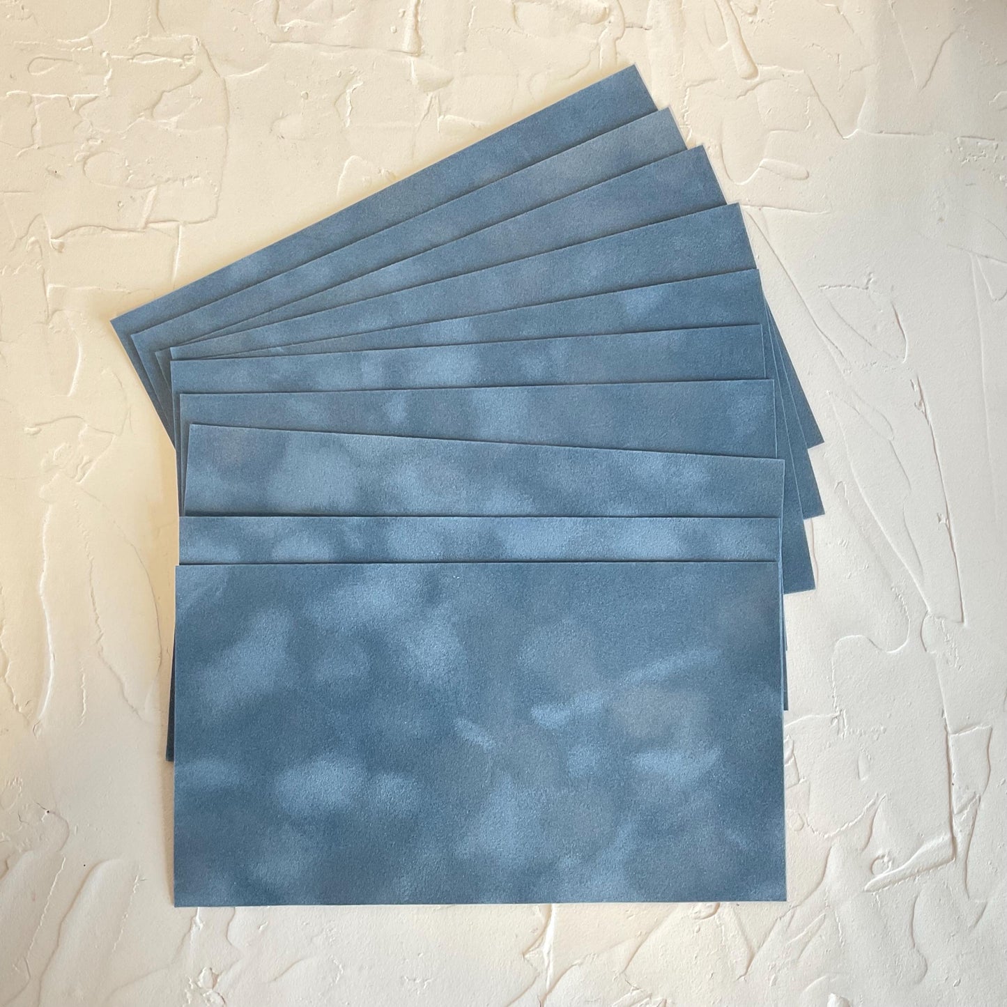 SOHO Steel Blue VELVET SCRAPS - Pack of 10