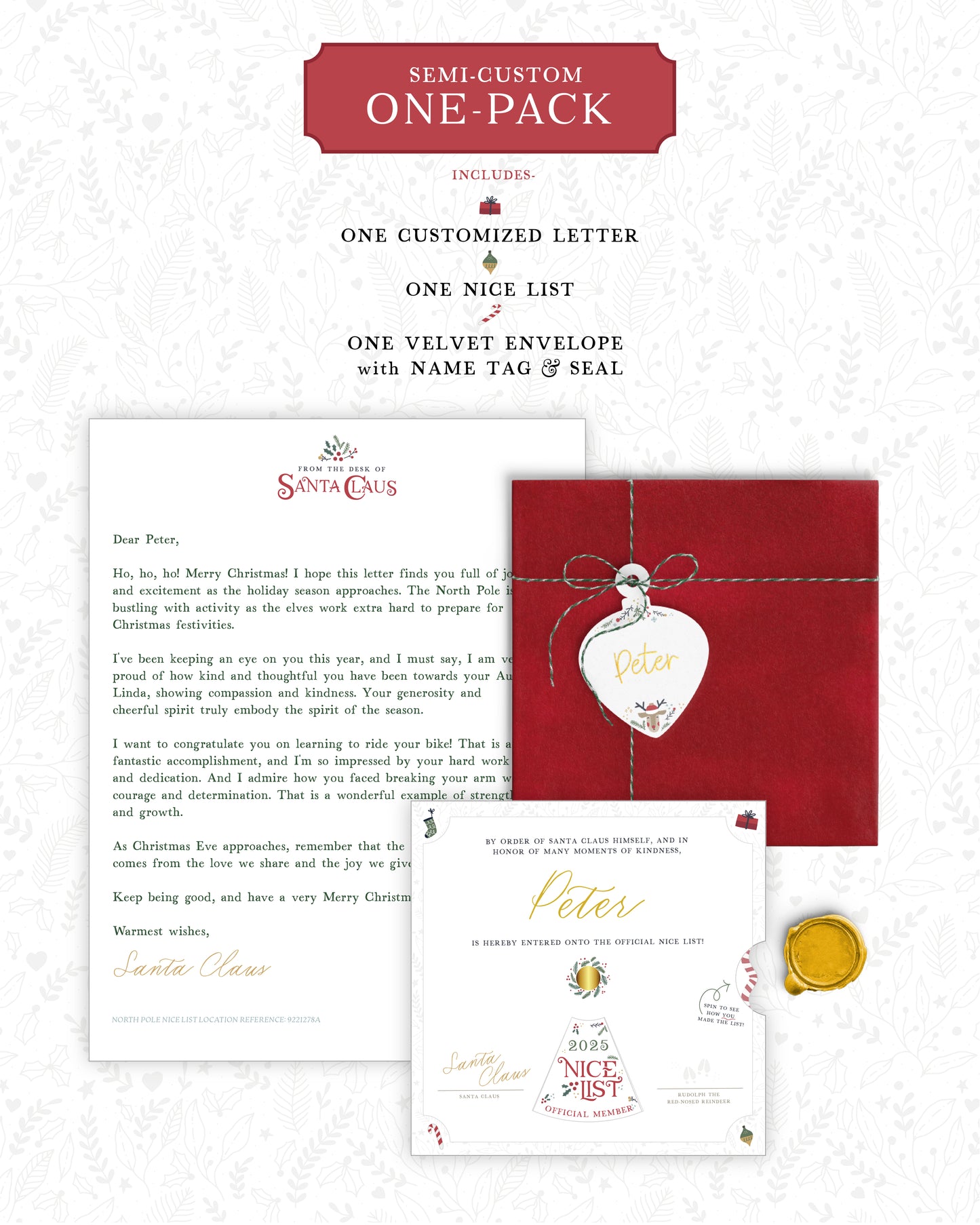 Semi-Custom Letter from Santa