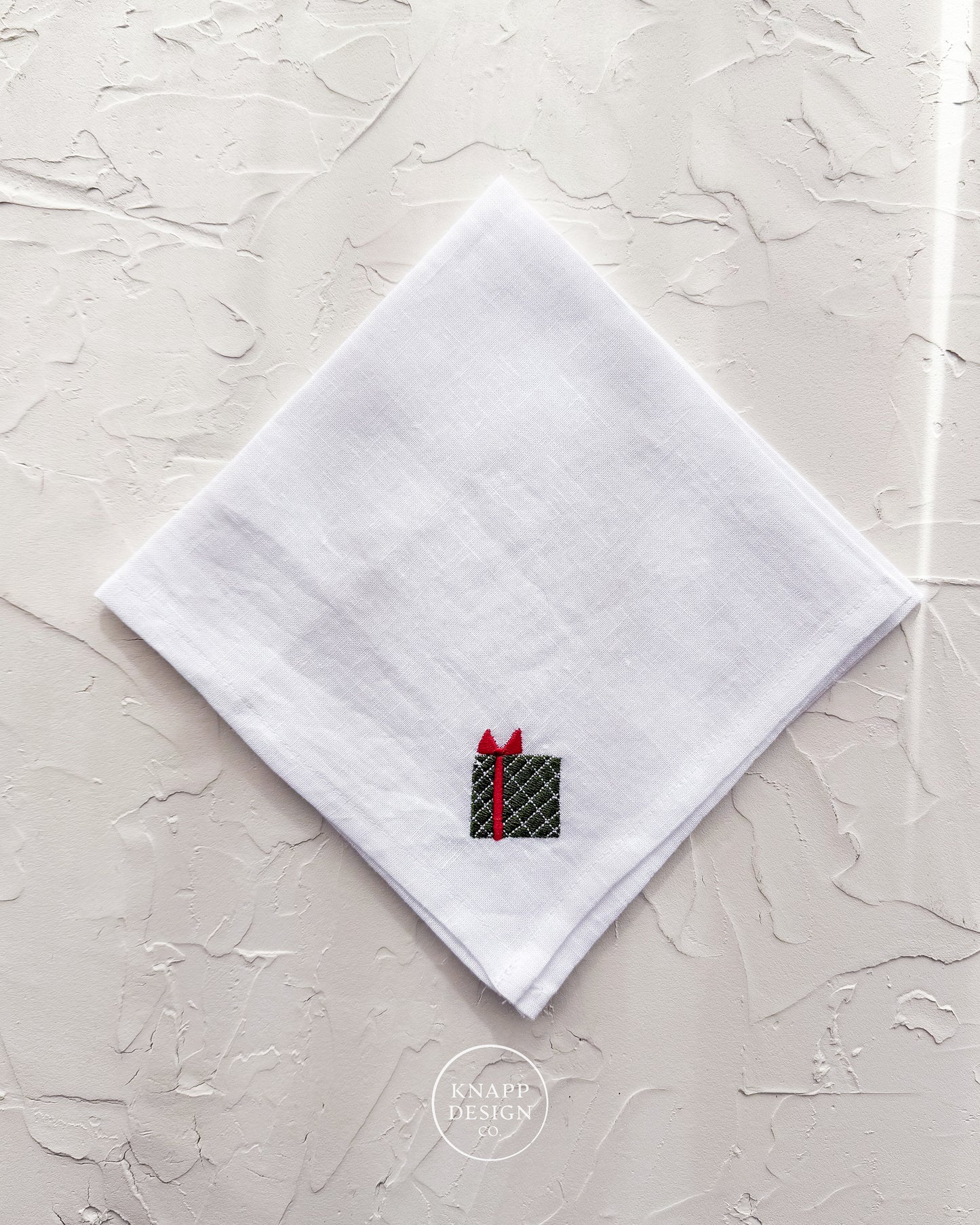 Embroidered Dinner Napkin • Gift