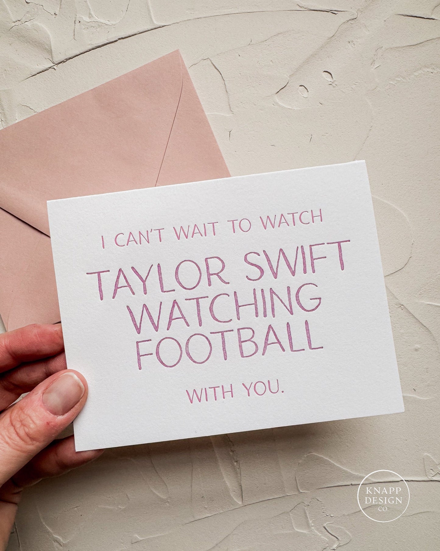 I can't wait to watch Taylor Swift watching football with you