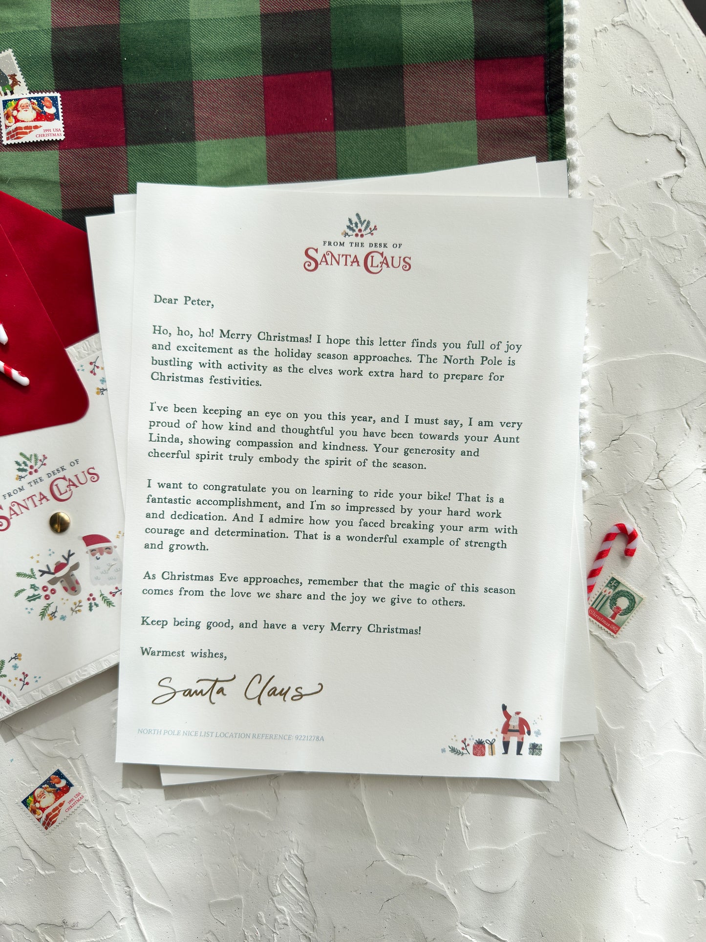 Standard Letter from Santa