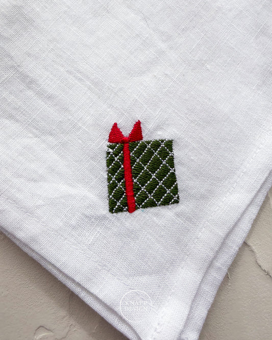 Embroidered Dinner Napkin • Gift