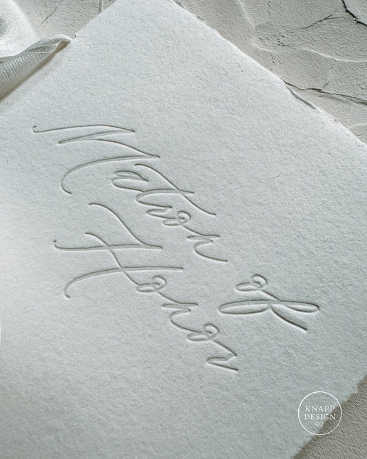 Matron of Honor TOAST/SPEECH Book