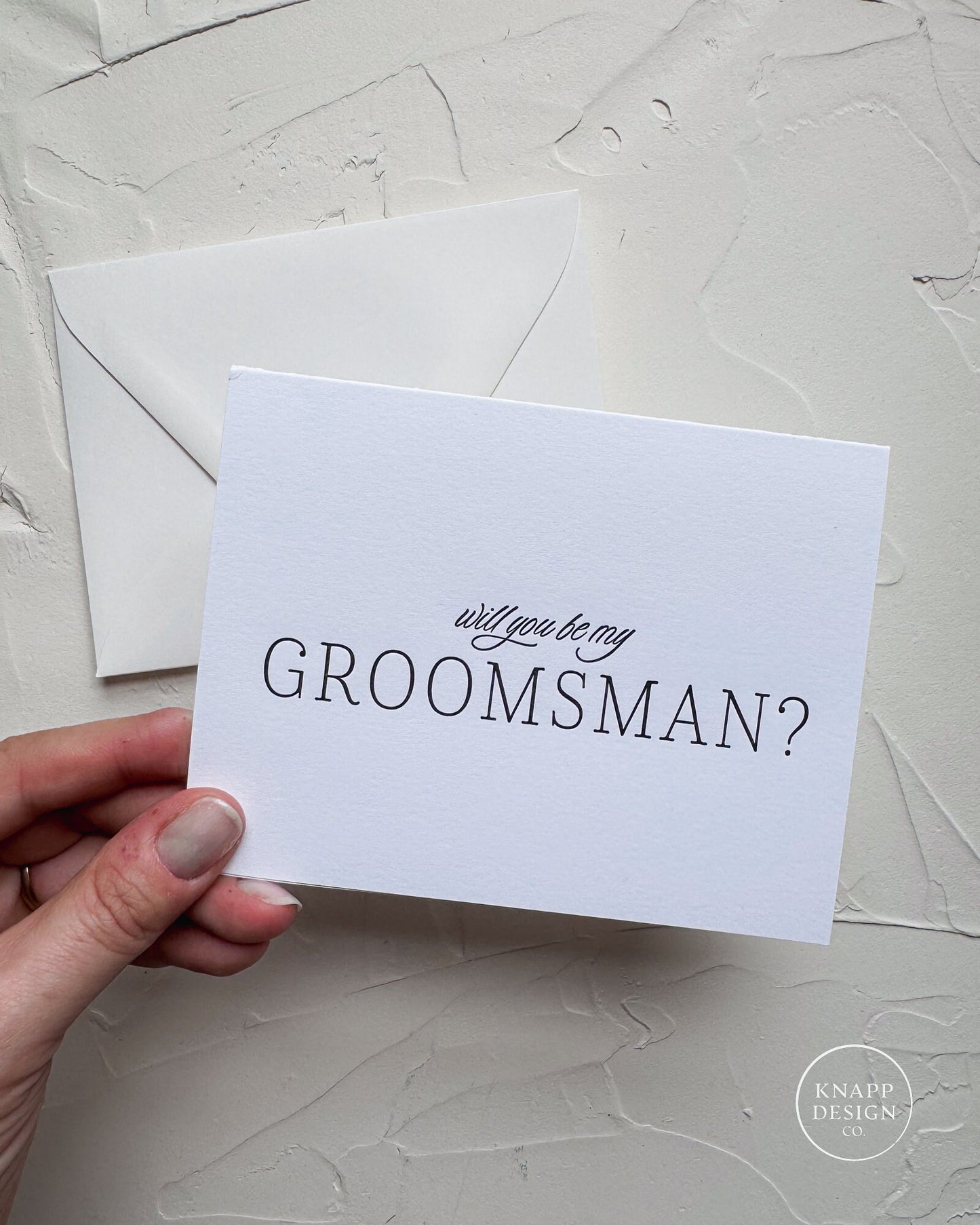 Will you be my Groomsman