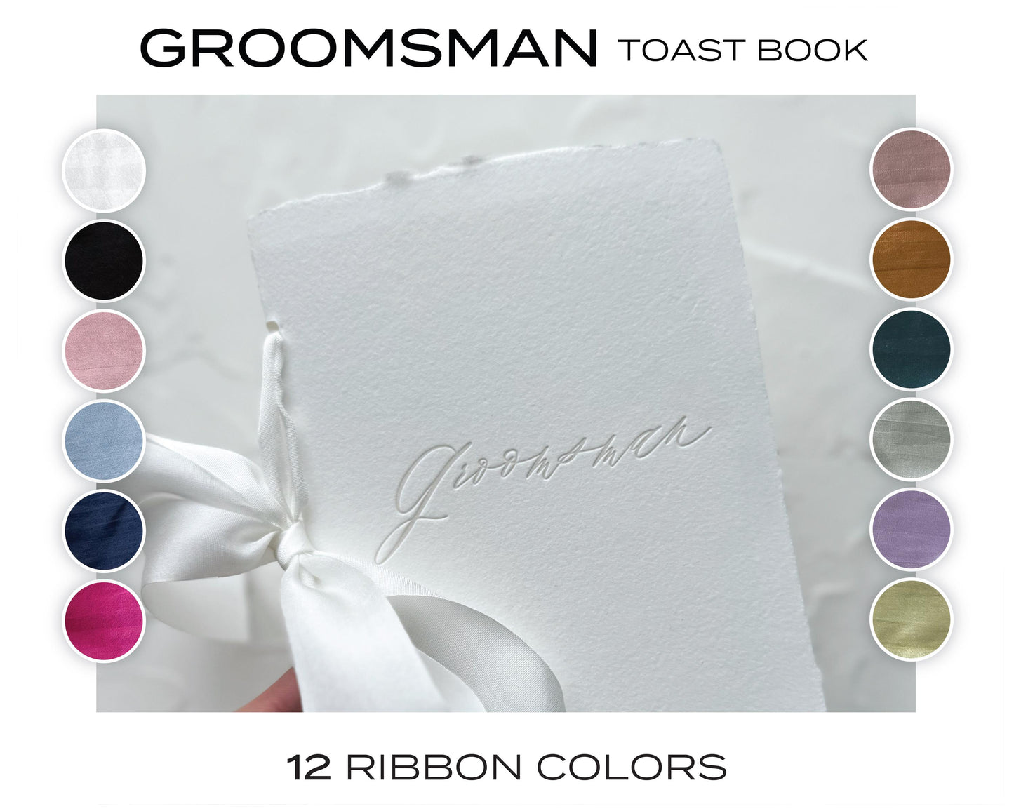 Groomsman TOAST/SPEECH Book