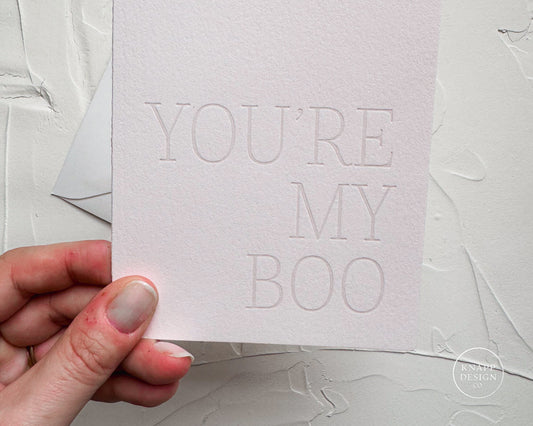 You're my Boo.