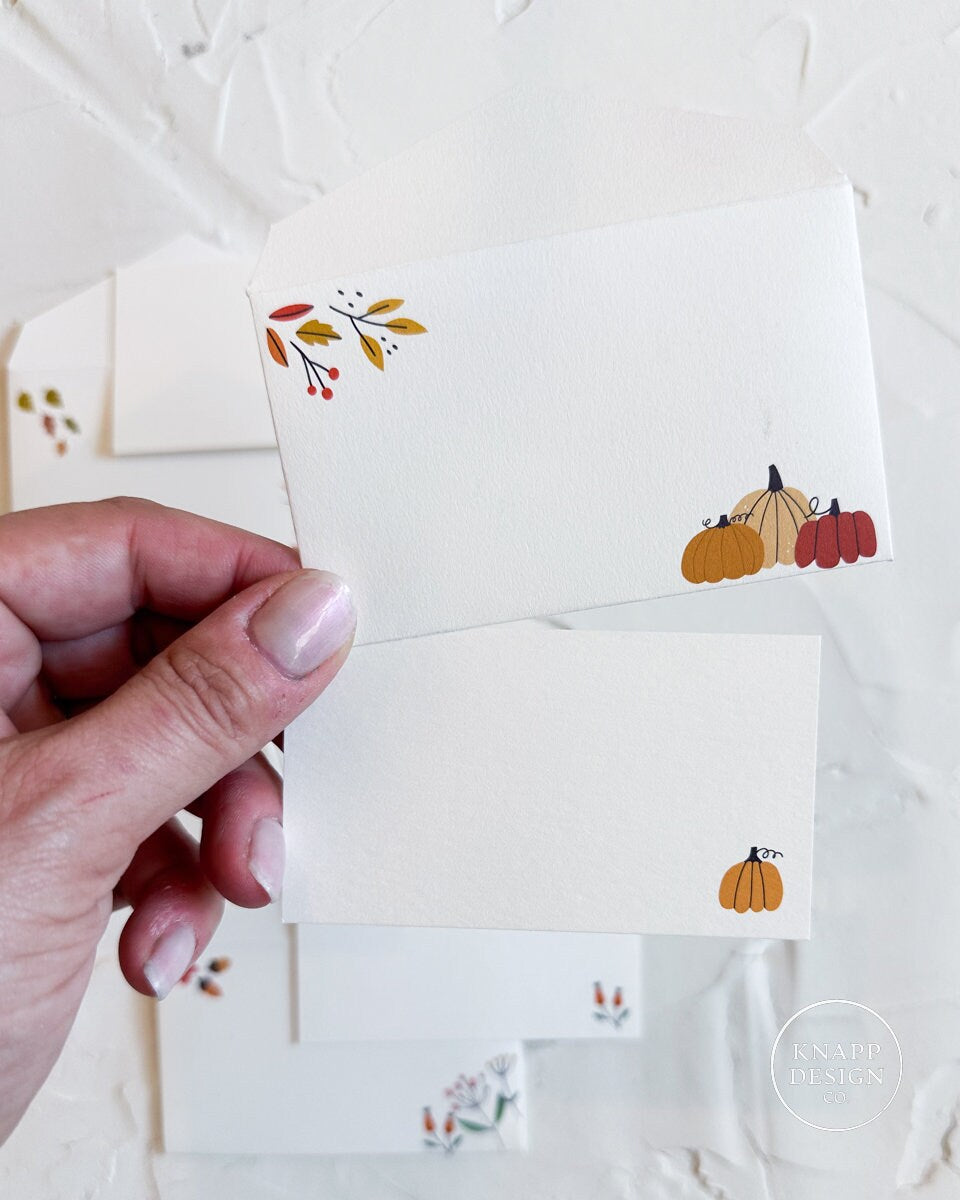 Thanksgiving or Friendsgiving Mini Thank You Notes