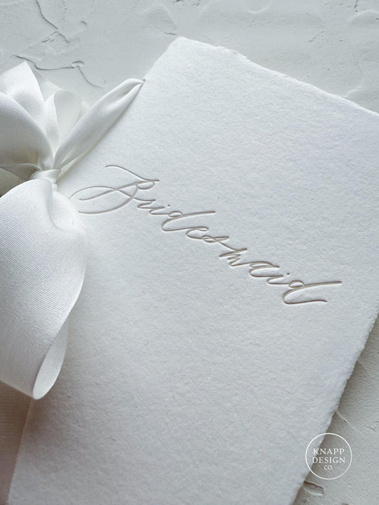 Bridesmaid TOAST/SPEECH Book