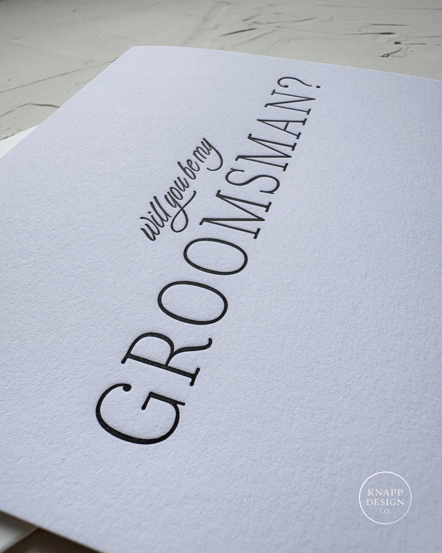 Will you be my Groomsman