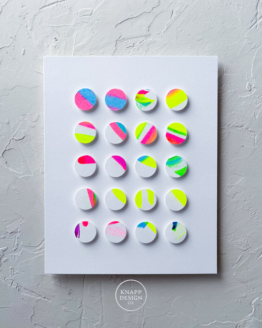 Hand-Painted Dimensional Color Study - 04