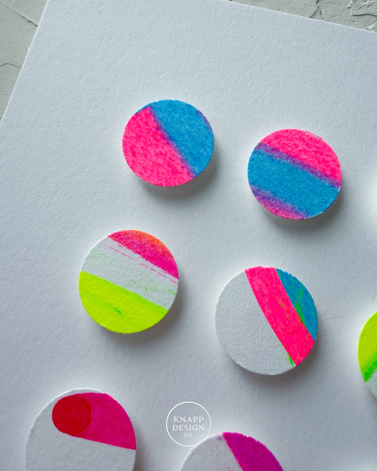 Hand-Painted Dimensional Color Study - 04