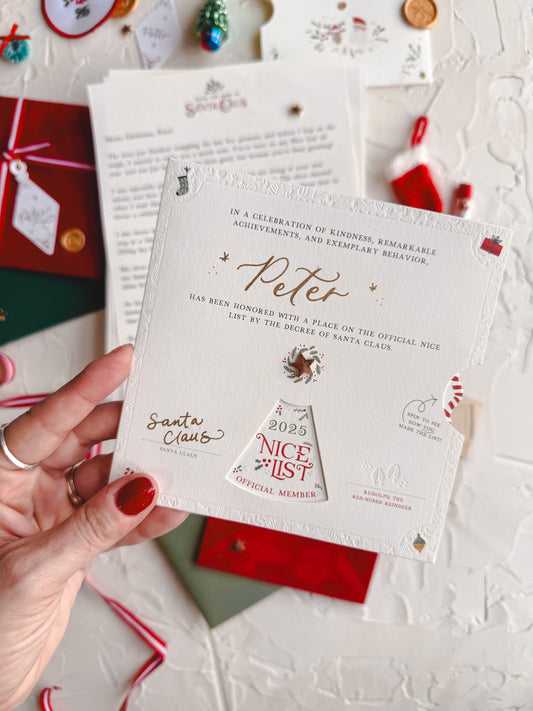 Nice List Certificate