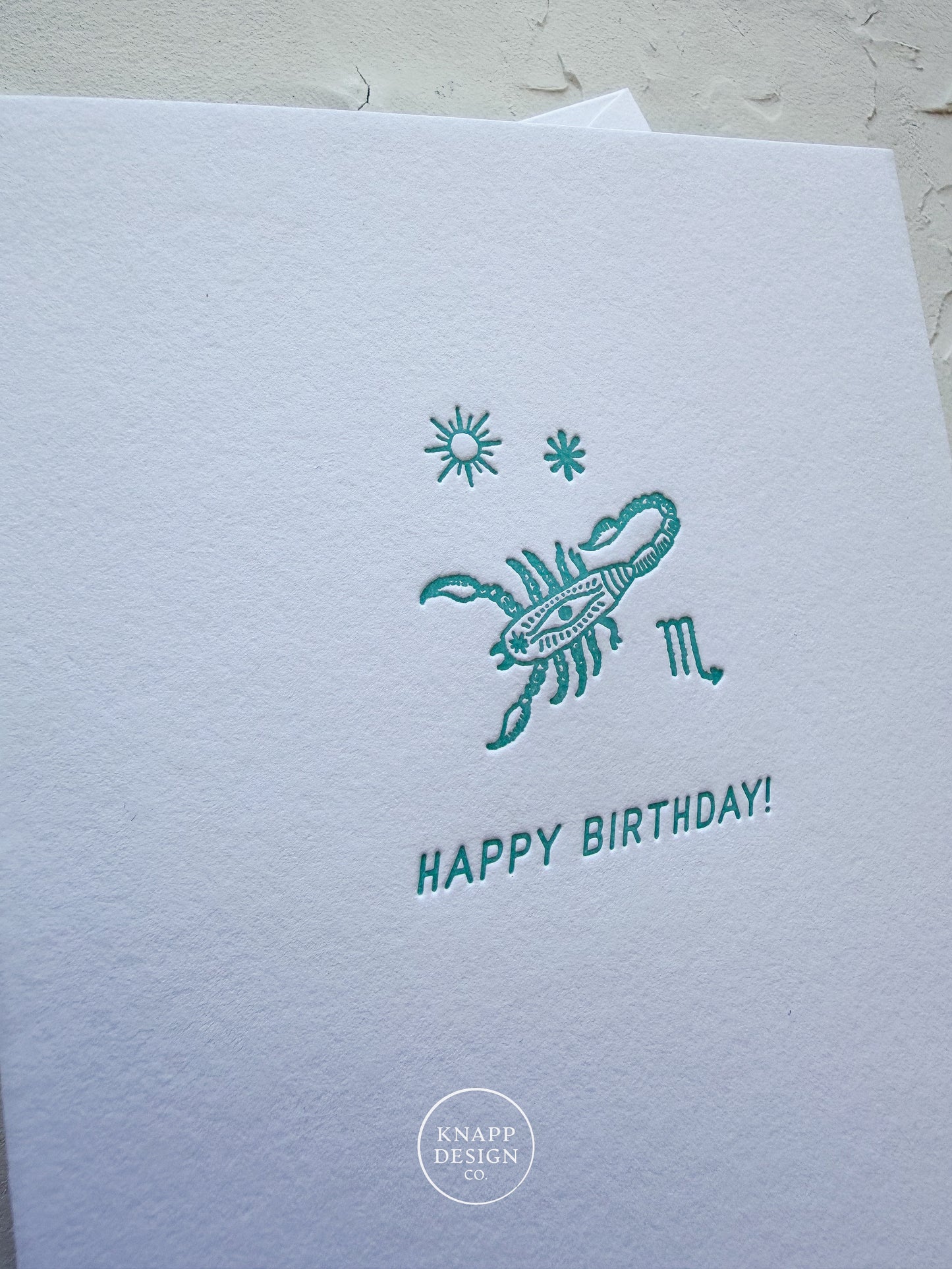 ♏ Scorpio - Zodiac Birthday Card (10/24 - 11/21)