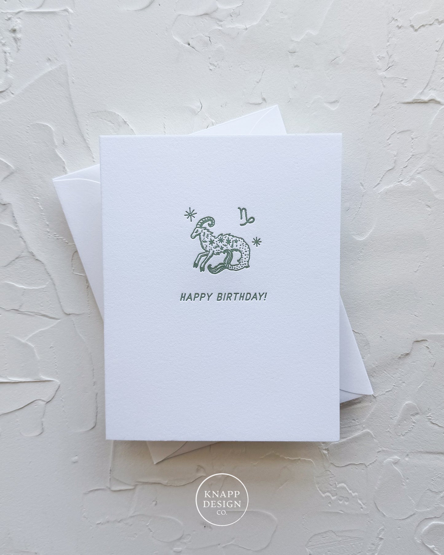 ♑ Capricorn - Zodiac Birthday Card (12/22 - 1/19)