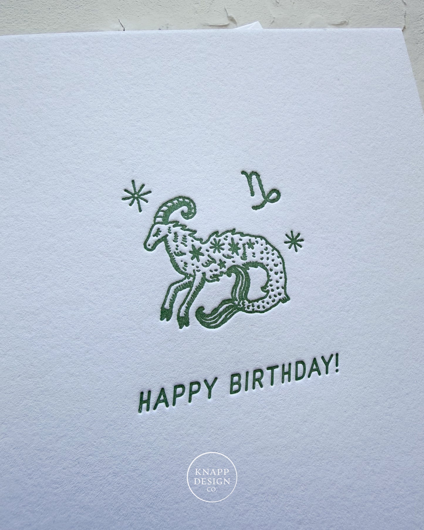 ♑ Capricorn - Zodiac Birthday Card (12/22 - 1/19)