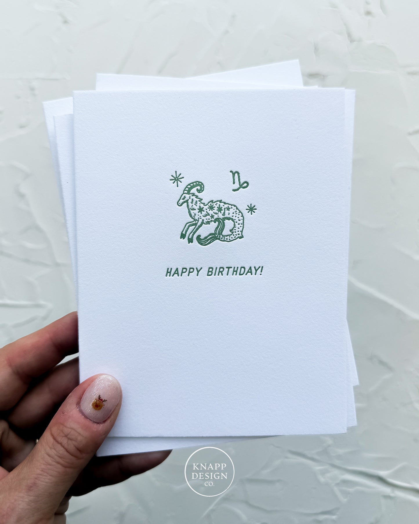 ♑ Capricorn - Zodiac Birthday Card (12/22 - 1/19)