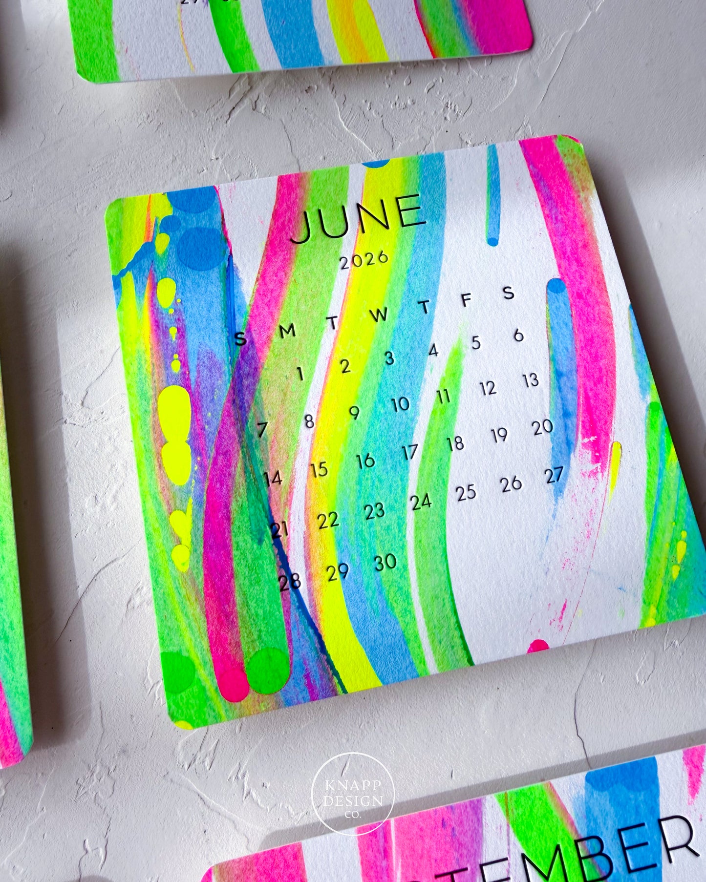 Hand-Painted 2026 Desk Calendar • 20
