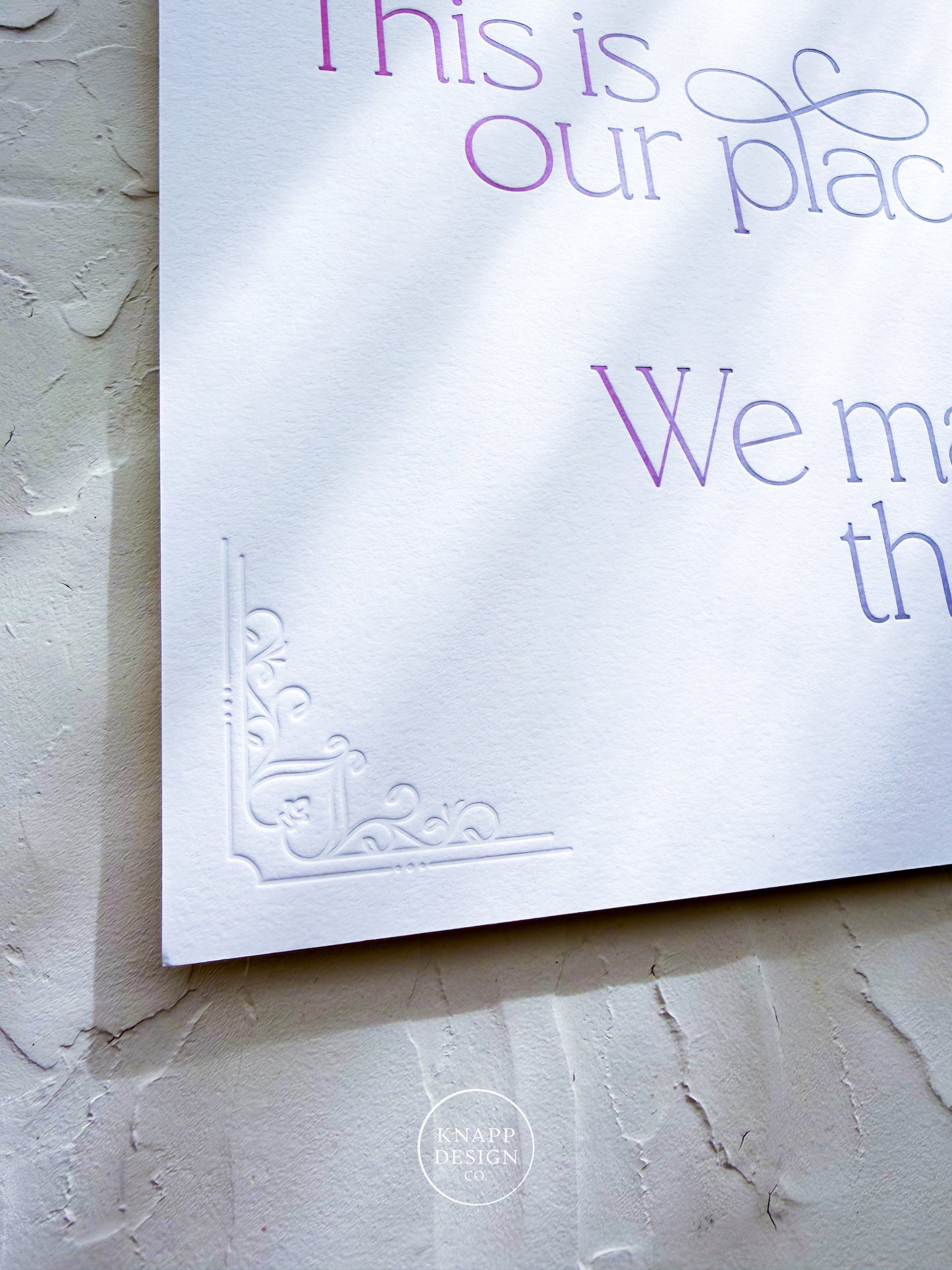 This is our place, we make the rules • Art Print