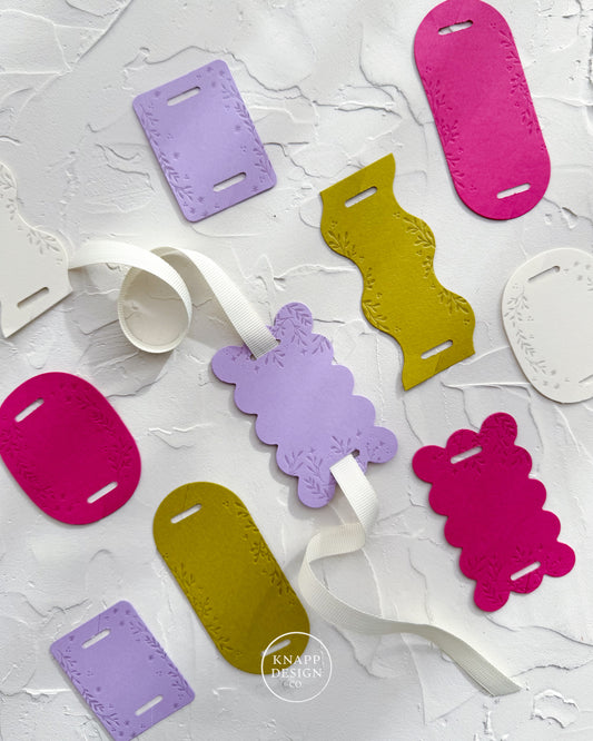 Gift Tags • For Ribbon • Brights