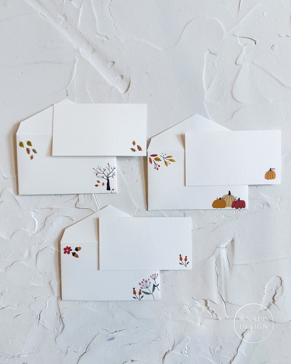 Thanksgiving or Friendsgiving Mini Thank You Notes