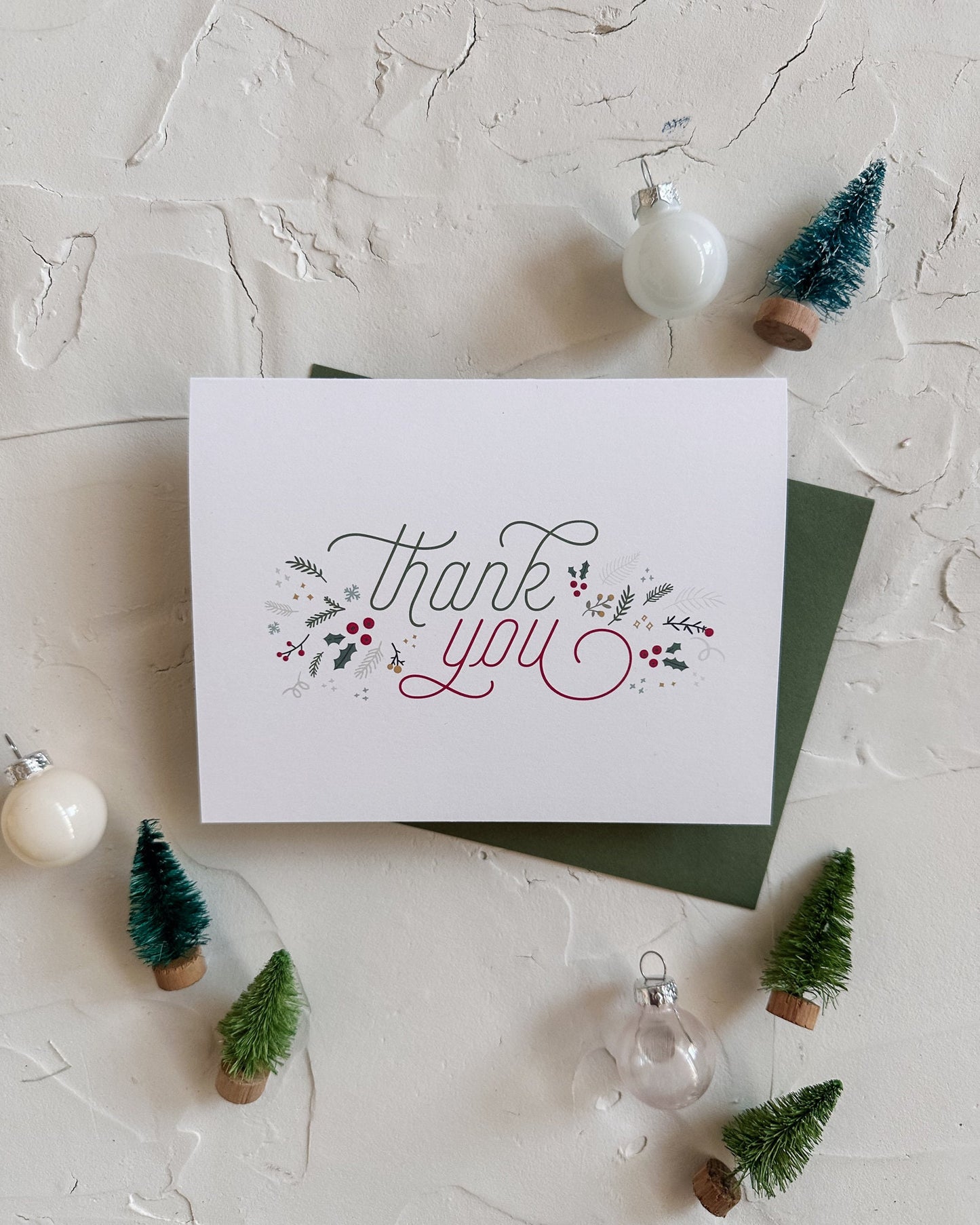 Host thank you card for Christmas