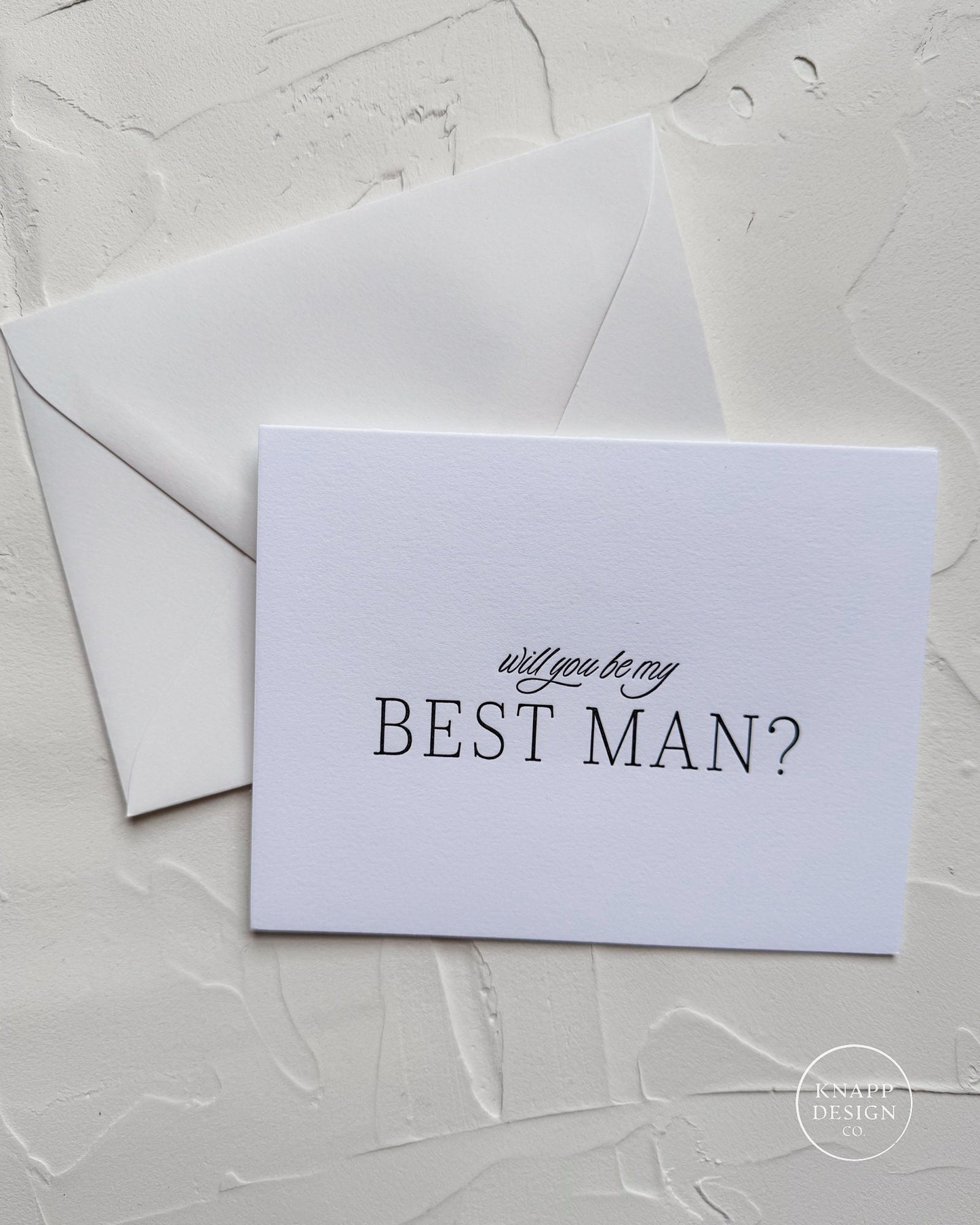 Will you be my Best Man