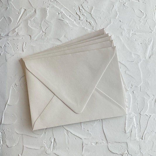COLORPLAN Mist A7 Euro-flap envelopes - Pack of 5