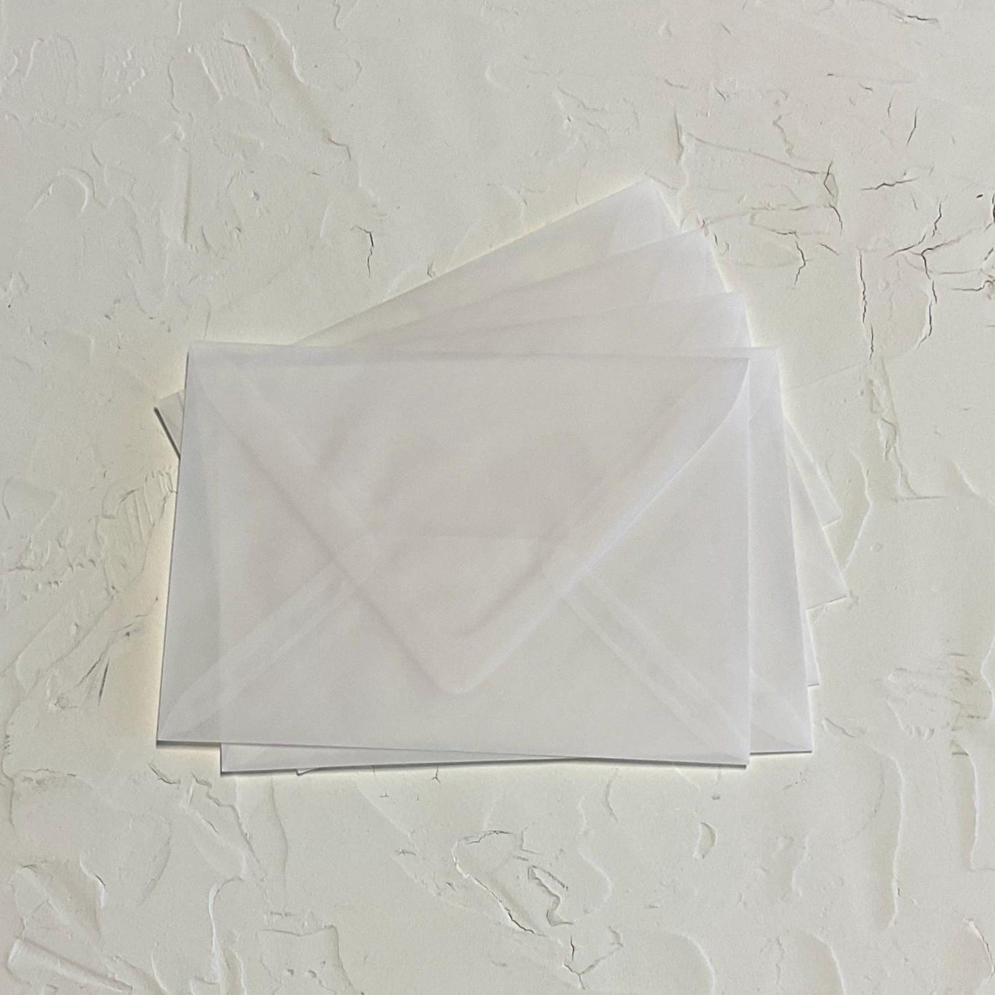 CLEARFOLD Vellum A7 Euro-flap envelopes - Pack of 5