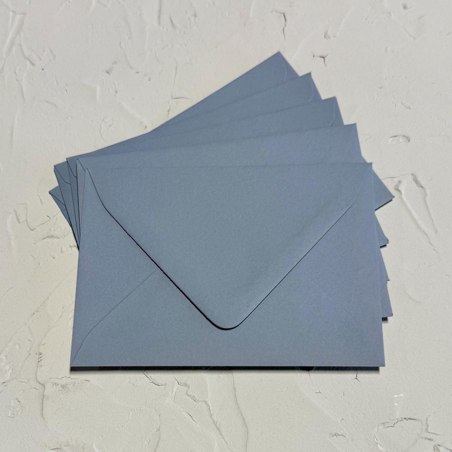 KEAYKOLOUR #32- Steel Blue 4-bar Euro-flap envelopes - Pack of 5