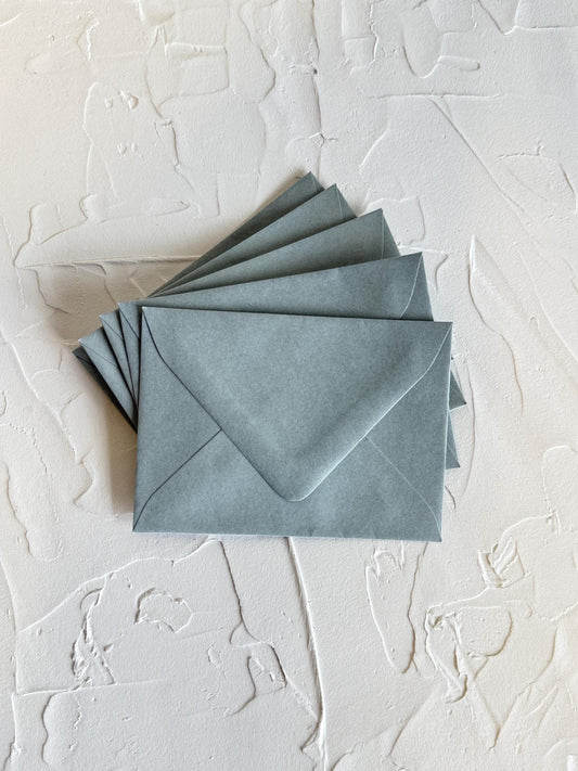 GMUND Sage 4-bar Euro-flap envelopes - Pack of 5