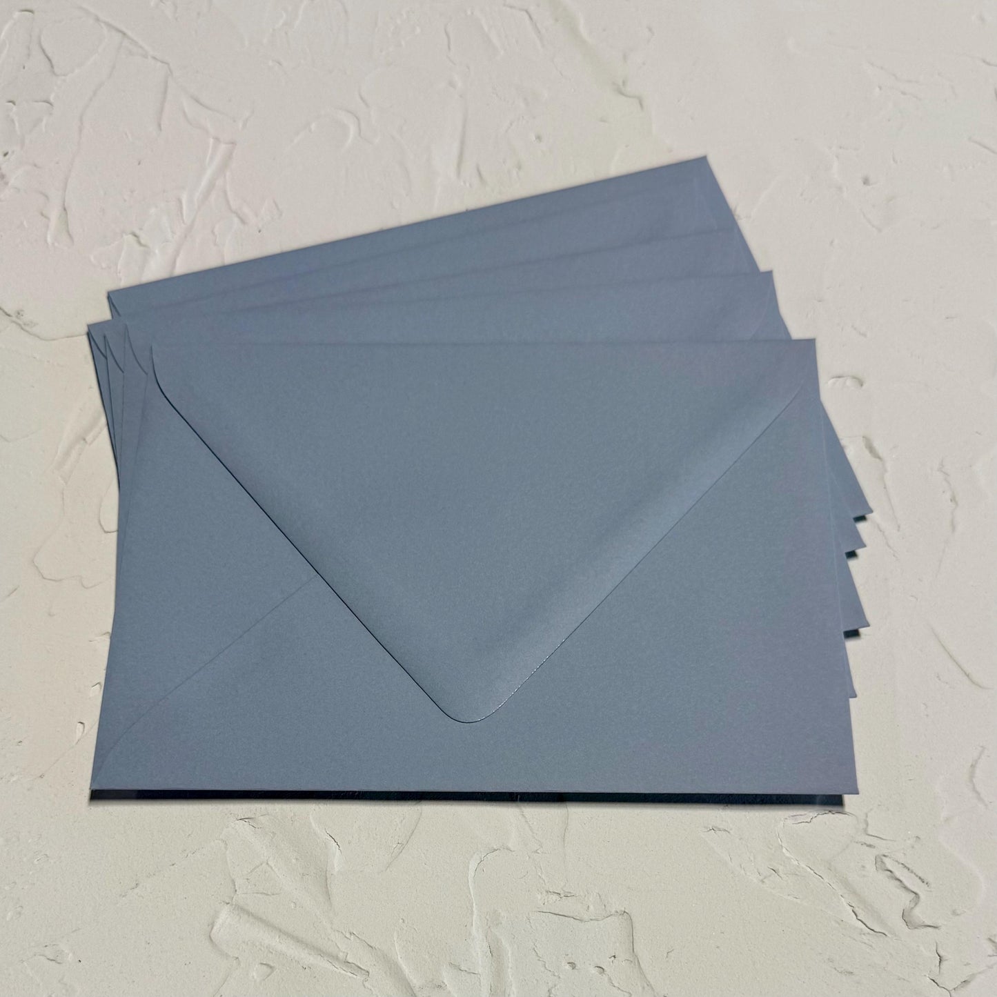 KEAYKOLOUR - Steel Blue A7.5 Outer Euro-flap envelopes - Pack of 5