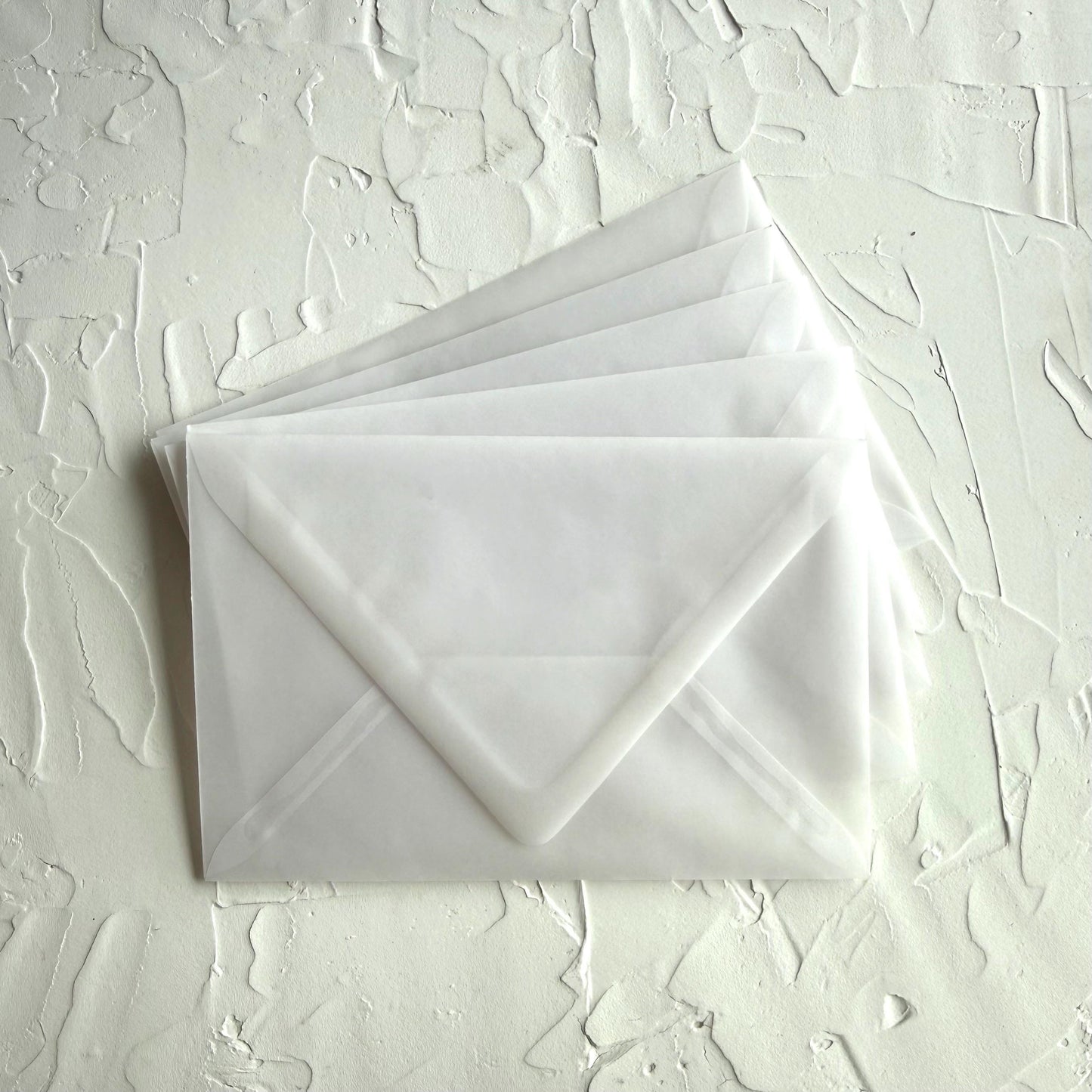CLEARFOLD Vellum A9 Euro-flap envelopes - Pack of 5